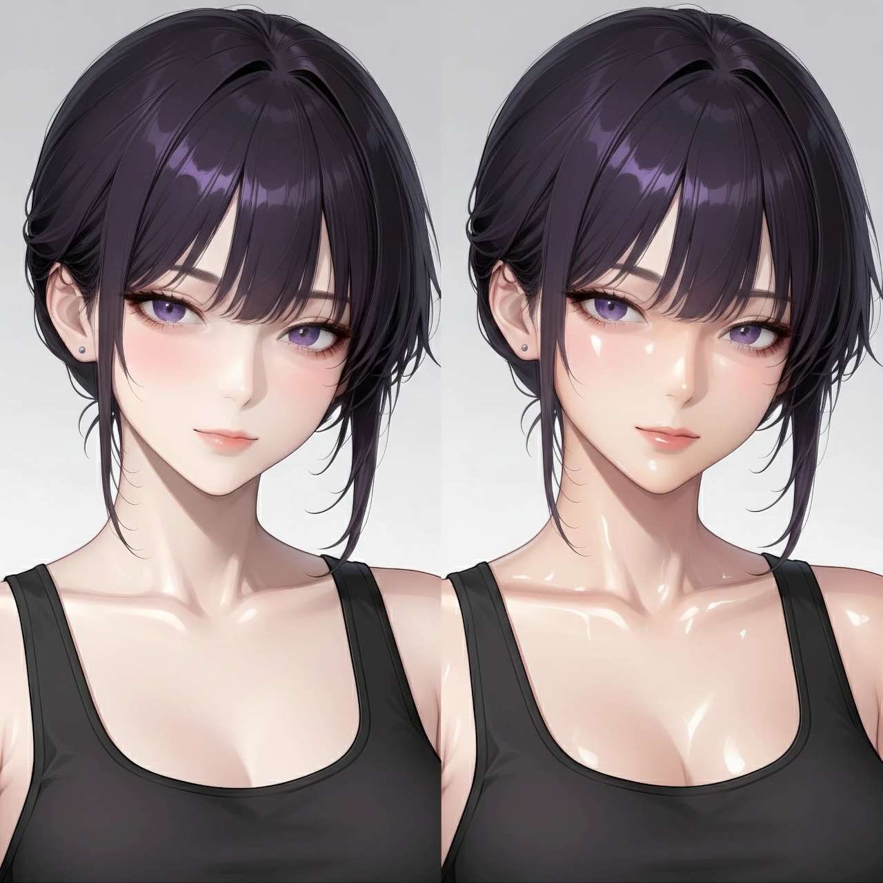 AIイラストで使える肌の種類：光沢と質感の違いプロンプト例